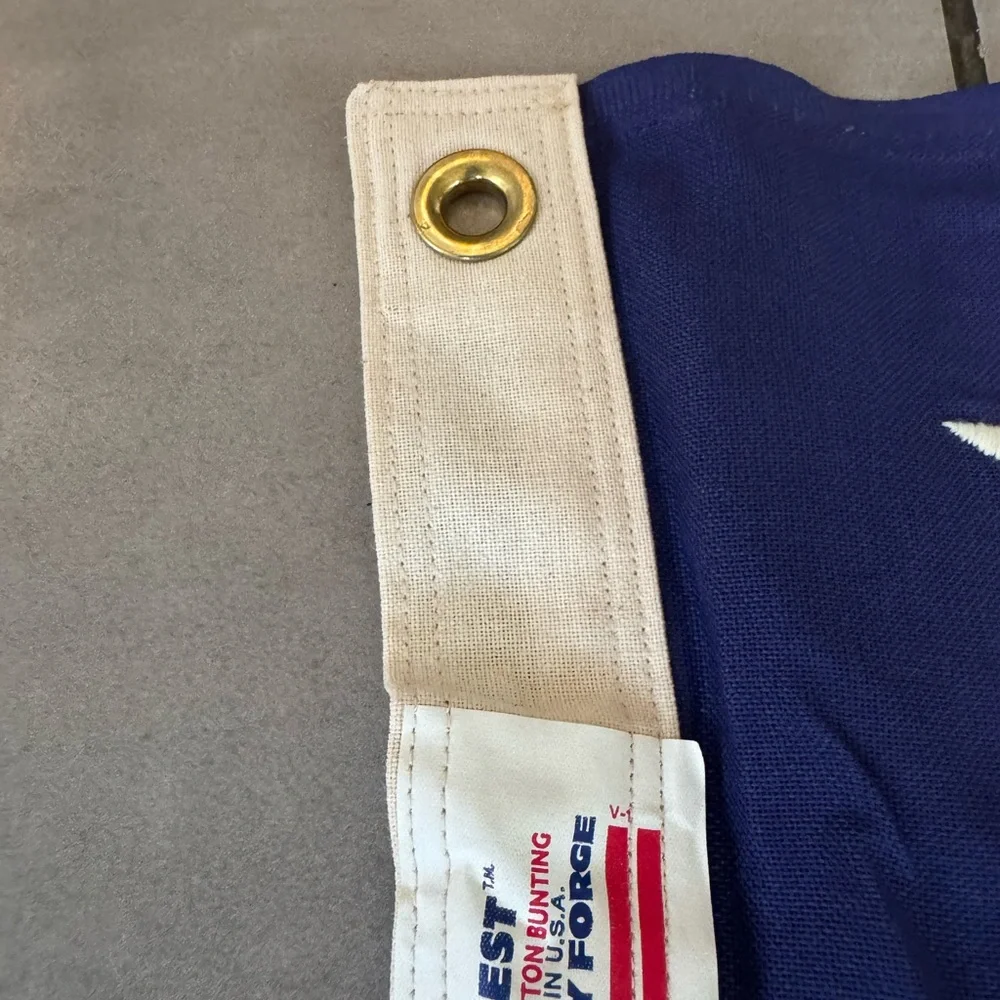 Vintage 5x8 American Flag 🇺🇸 Valley Forge 100% Cotton Made in USA
